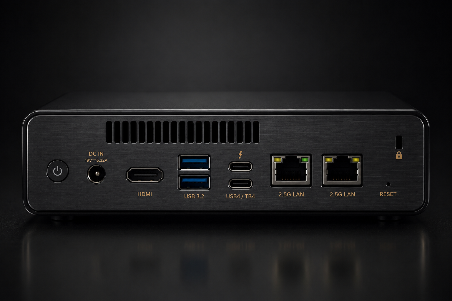 ServAI One rear connectivity panel